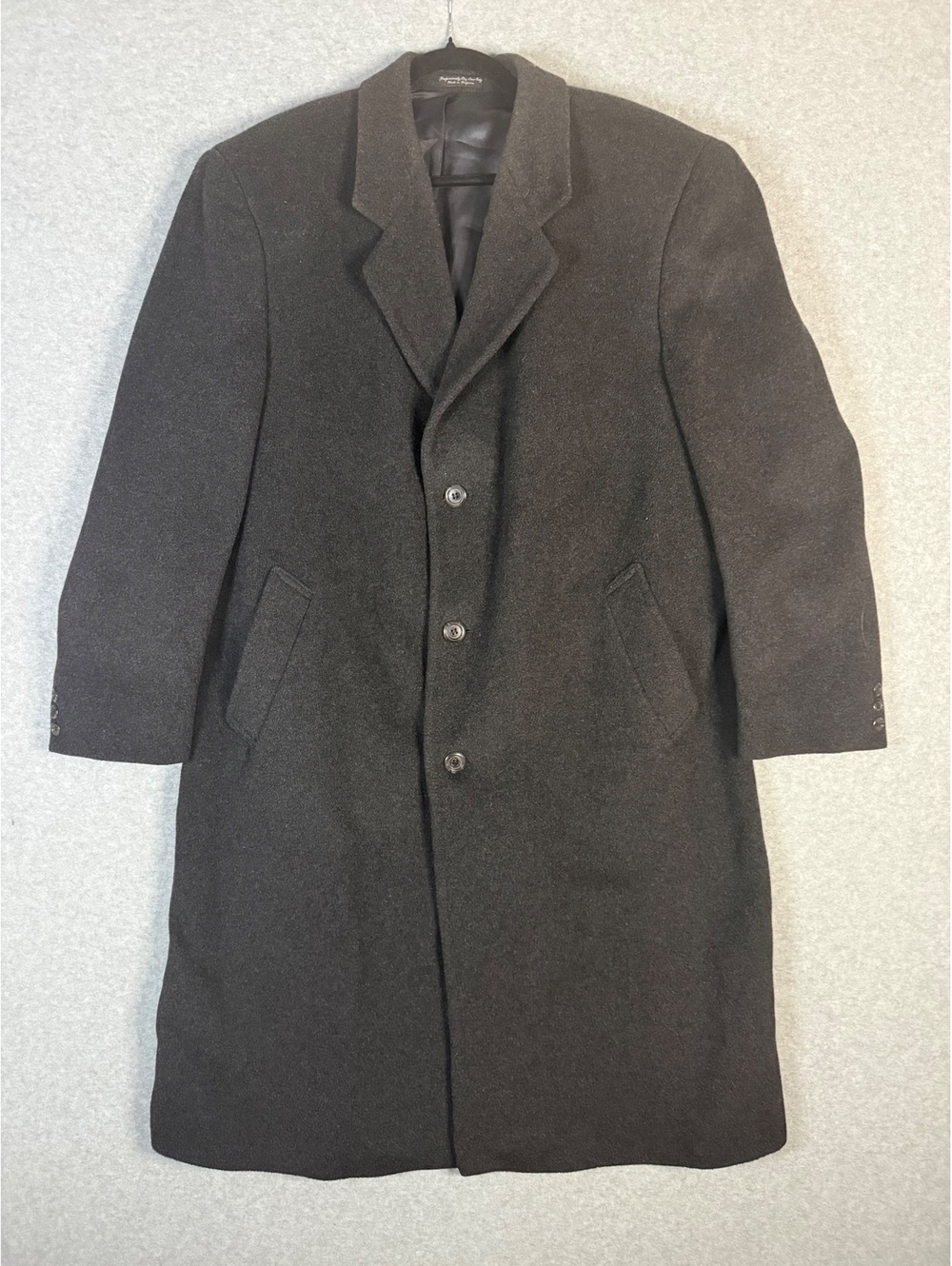 Vintage Wool/Cashmere Silver Cloud Men’s Overcoat 46R